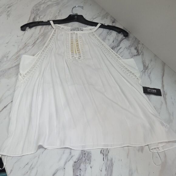 Ramy Brook White Halter Blouse - Picture 1 of 7